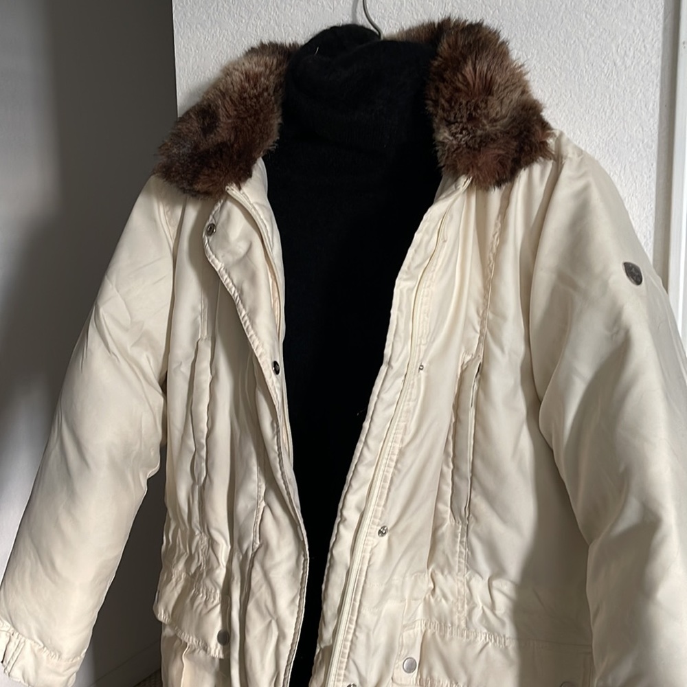 Ralph Lauren Puffer with Faux Fur trim
